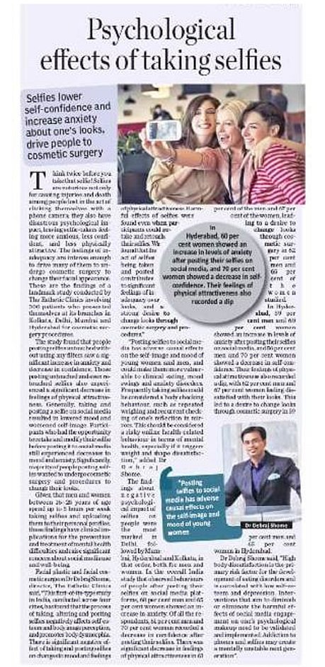 Psychological Effects Of Taking Selfies - The Hans India